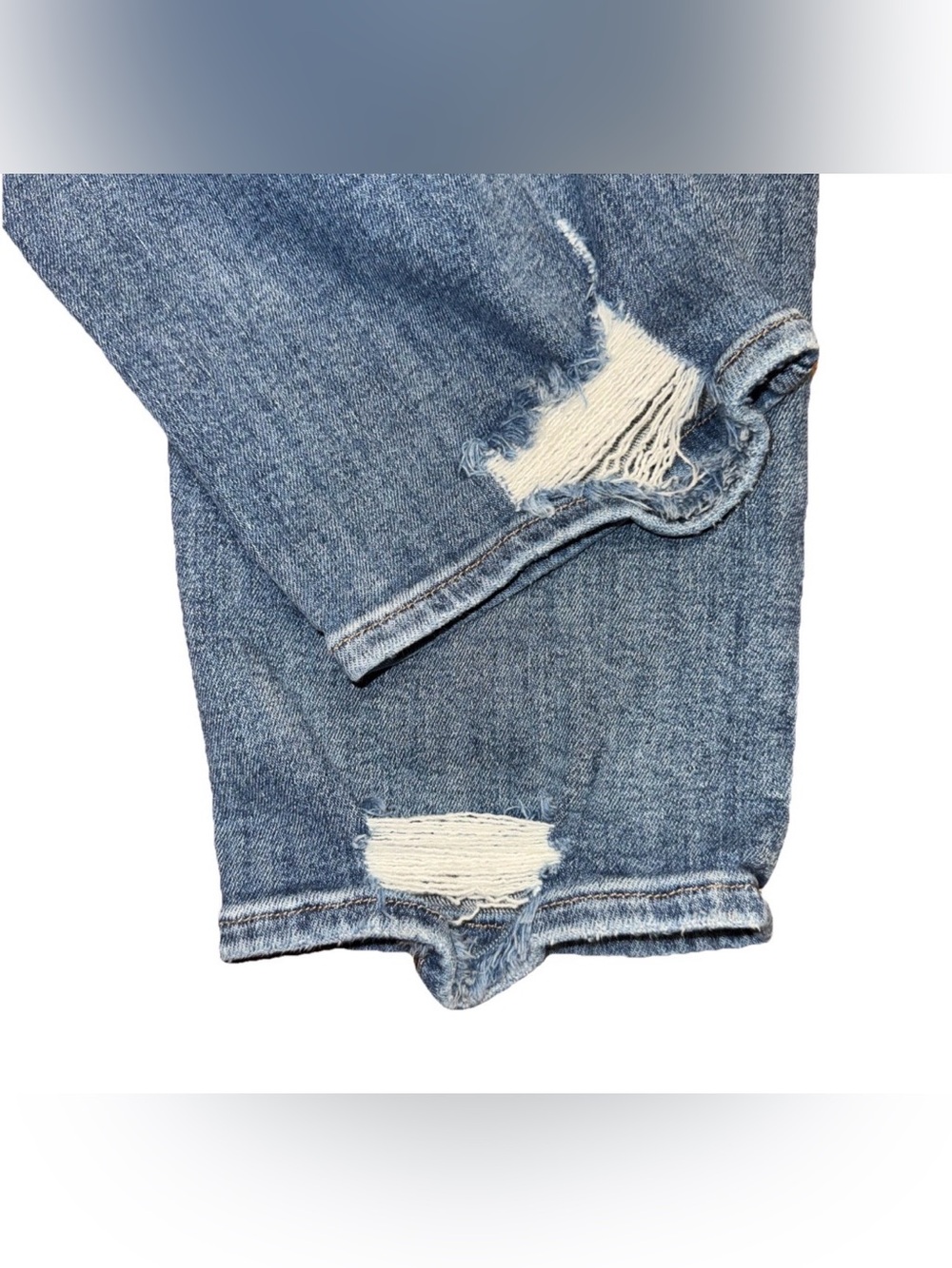 Risen Jeans Womens Sz 11/30 Distressed High Rise Boot Cut Cowgirl Rodeo RDP5099 - Picture 5 of 8